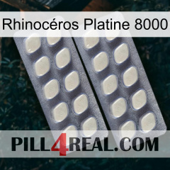 Rhinocéros Platine 8000 07